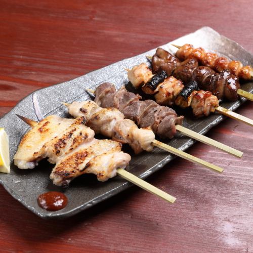 焼鳥盛合せ 6本盛り