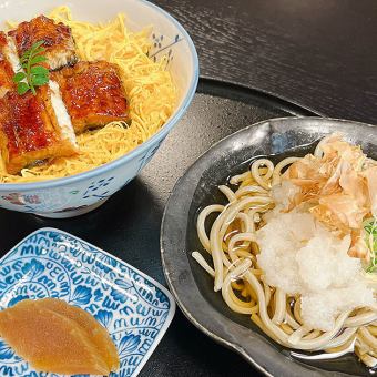 【お昼限定】ボリューム満点のうな丼おろし蕎麦セット1900円(税込)