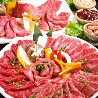 [All-you-can-eat and very satisfied!] All-you-can-eat wagyu beef course!