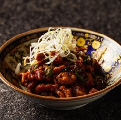 せせりの青南蛮炒め