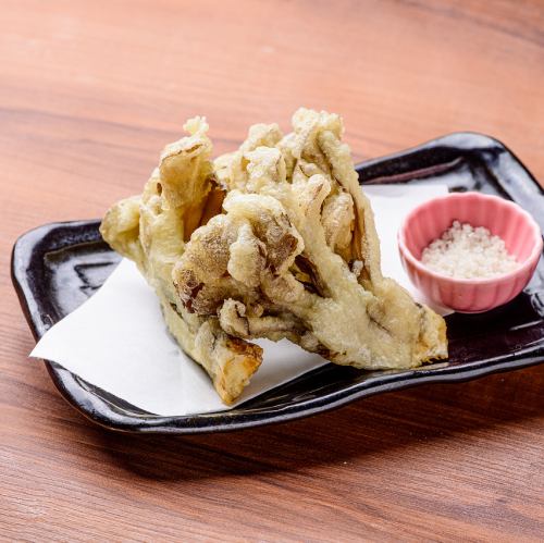 愛別産ジャンボ舞茸の天ぷら