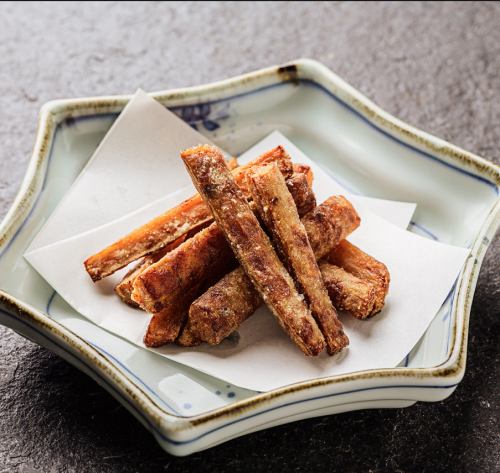 煮ごぼうの唐揚げ