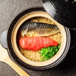 鯖明太土鍋ご飯 