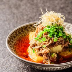 揚げだし肉豆腐 