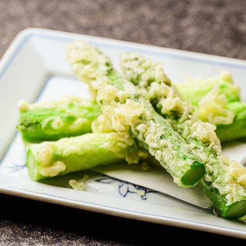 アスパラの天ぷら