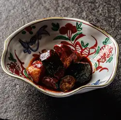 2種のズッキーニの麻辣炒め