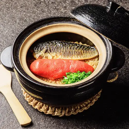 鯖明太土鍋ご飯 2合