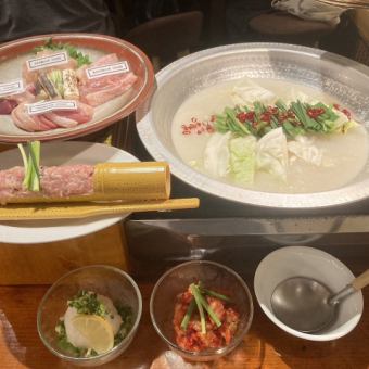 【鍋セット】丹波赤鶏濃厚スープの白湯鍋　お1人様2178円(税込)