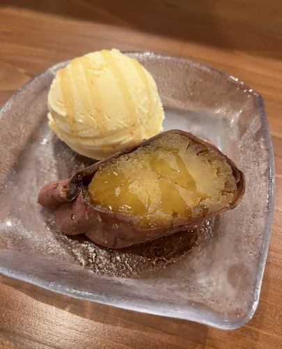 焼いもバニラアイス