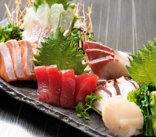 We have a wide variety of fresh seafood and sashimi that we purchase every day!