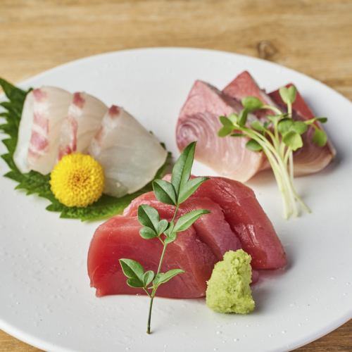 鮮魚3点盛り合わせ