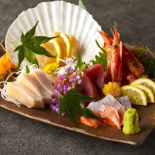 鮮魚5点盛り合わせ