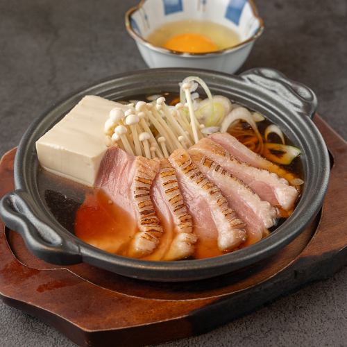 合鴨のすき焼き仕立て