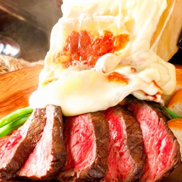 シュラスコ・肉寿司・ローストビーフ・ラクレットチーズなど当店自慢の逸品をご用意♪