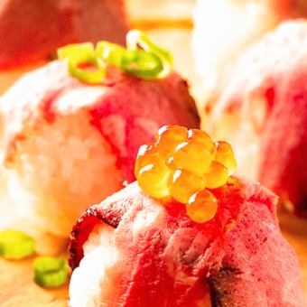 【当店最高級を丸ごと◎】肉バル料理とうに肉寿司食べ放題◆全10品＋2.5時間飲み放題