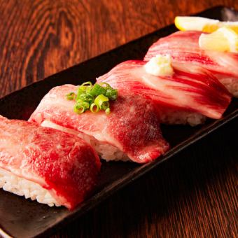【当店人気No.１◎】当店の自慢ローストビーフ肉寿司が堪能できる◆全8品＋2時間飲み放題