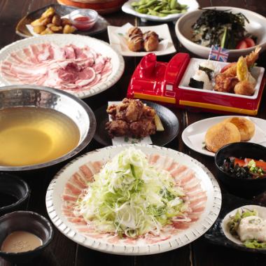 【일요일 한정】3세대에서 즐길 수 있는 「패밀리 플랜」샤브샤브×테이블 오더 바이킹