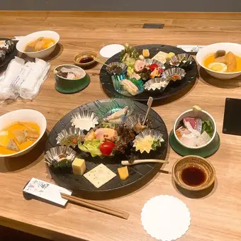 宴会に♪【￥６６００コース（お料理＋１２０分飲み放題付）】
