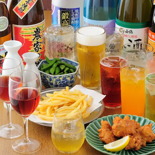 1000円で単品飲み放題もやってます！
