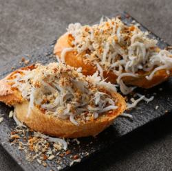 Whitebait and Anchovy Bruschetta