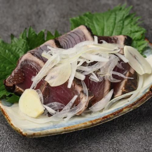 藁焼き鰹のたたき