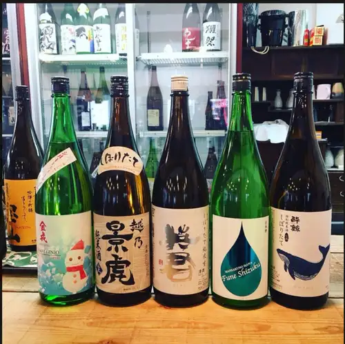 50種の多彩な日本酒