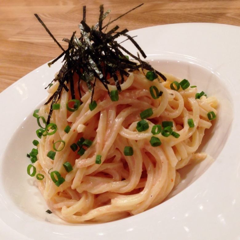 明太子マヨネーズパスタ