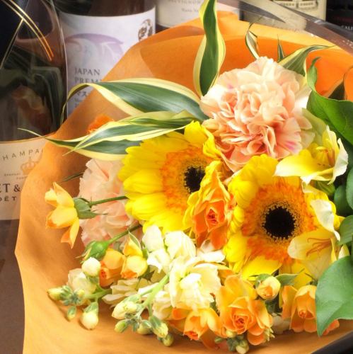 幹事様へ♪花束代行承ります。