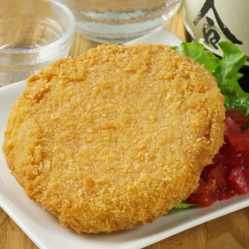 ハムカツチェダーサンド