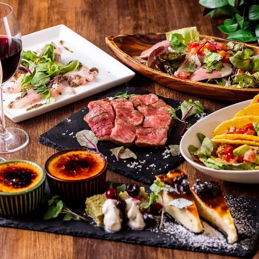 [Monday-Thursday only | Perfect for ladies' nights, birthdays, and anniversaries] A4-A5 Wagyu beef steak & 3-hour all-you-can-drink: 5,500 yen