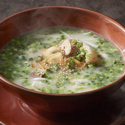 Superhuman Garlic Green Onion Soup