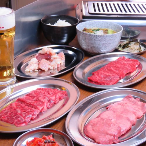 You can also enjoy carefully selected wagyu beef! There is also a great value course menu♪