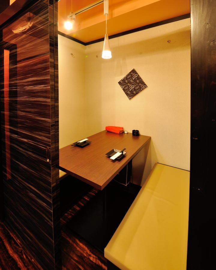 A 3-minute walk from Sendai Station! All seats can be used by 2 people or more in private rooms ☆