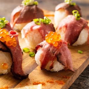 当店NO.1肉てまり寿司3貫盛り