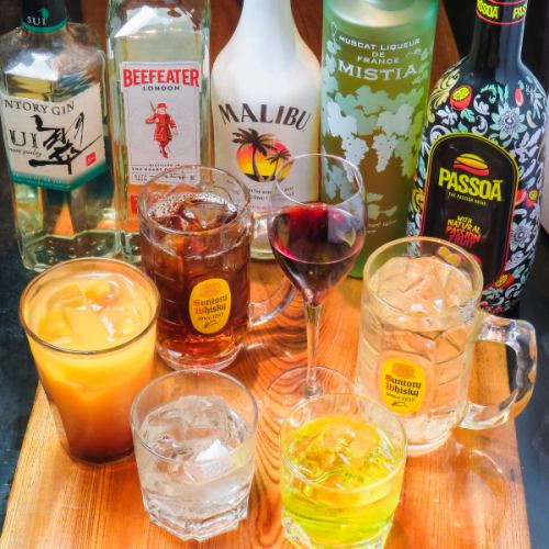 【単品飲み放題】60分2000円/120分3000円