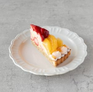 甘夏といちごのタルト
