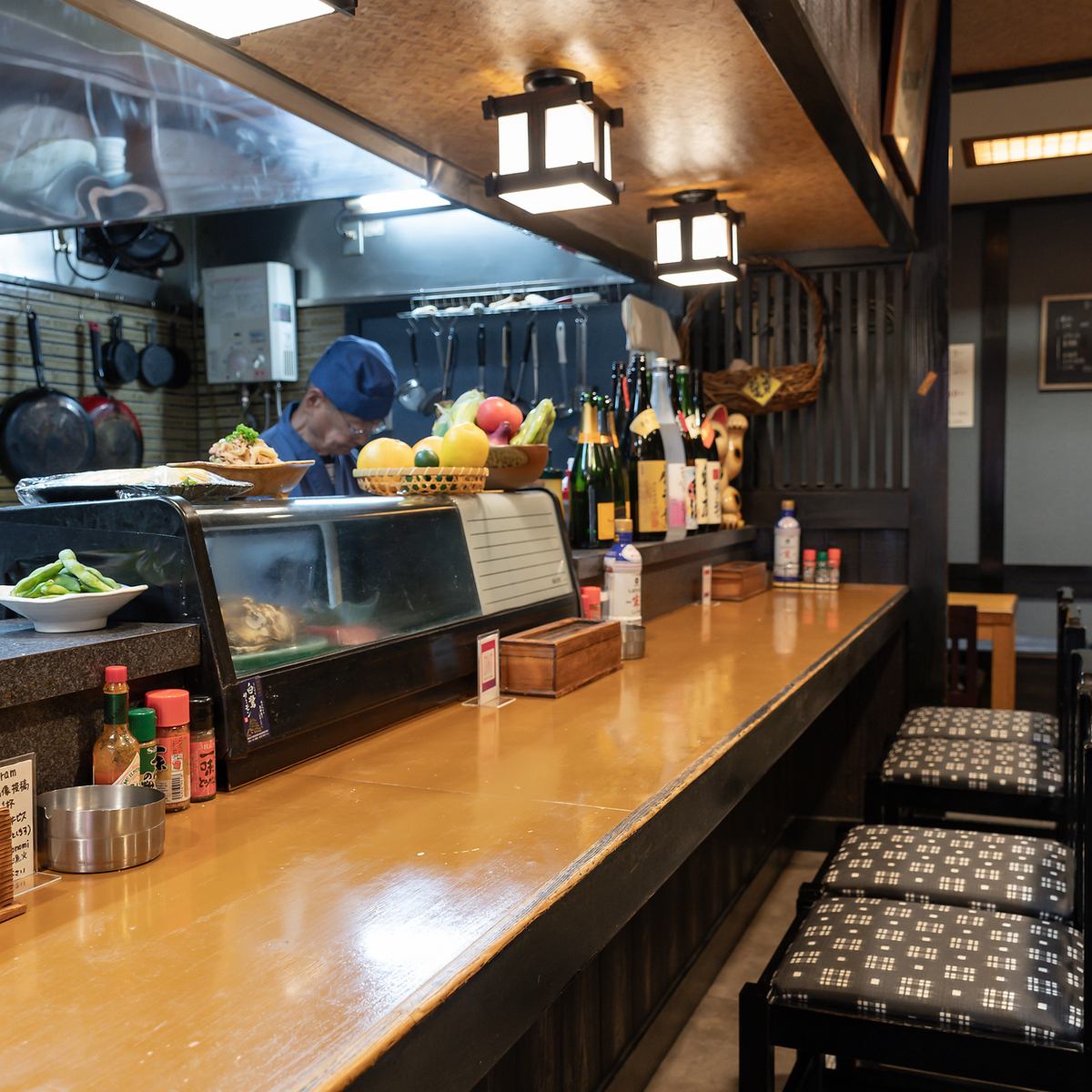 Enjoy authentic seafood dishes cooked right in front of you!