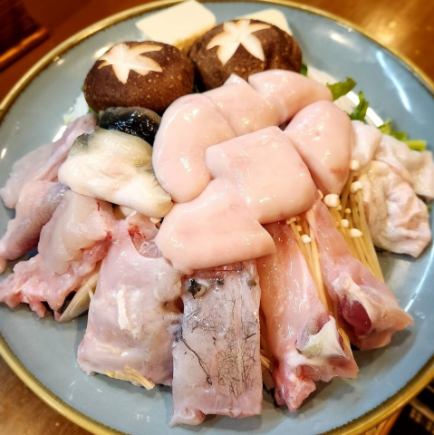 [最適合寒冷季節◆虎河豚火鍋套餐/1份7000日圓/2人～]