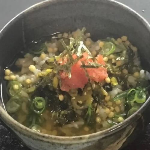 真鯛のごま茶漬け