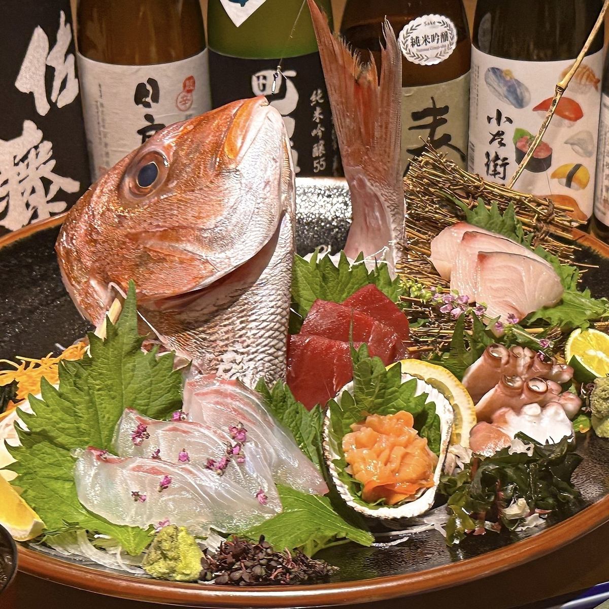 【予約必須◎大将のおまかせ贅沢コースが人気】