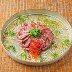 飛騨牛レア炙りカルパッチョ