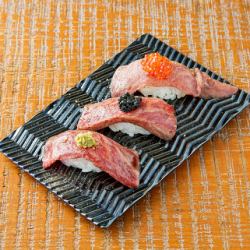 飛騨牛肉寿司三貫セット