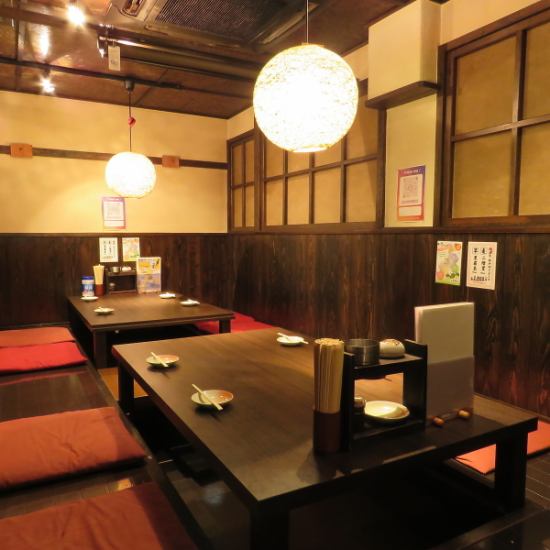 Horigotatsu is recommended for various banquets...all-you-can-eat and all-you-can-drink will satisfy you!