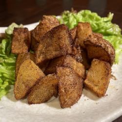 Spicy fried potatoes