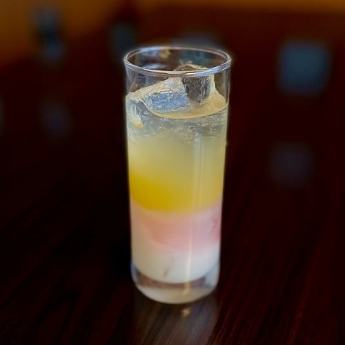 Peach Pit (original non-alcoholic cocktail)