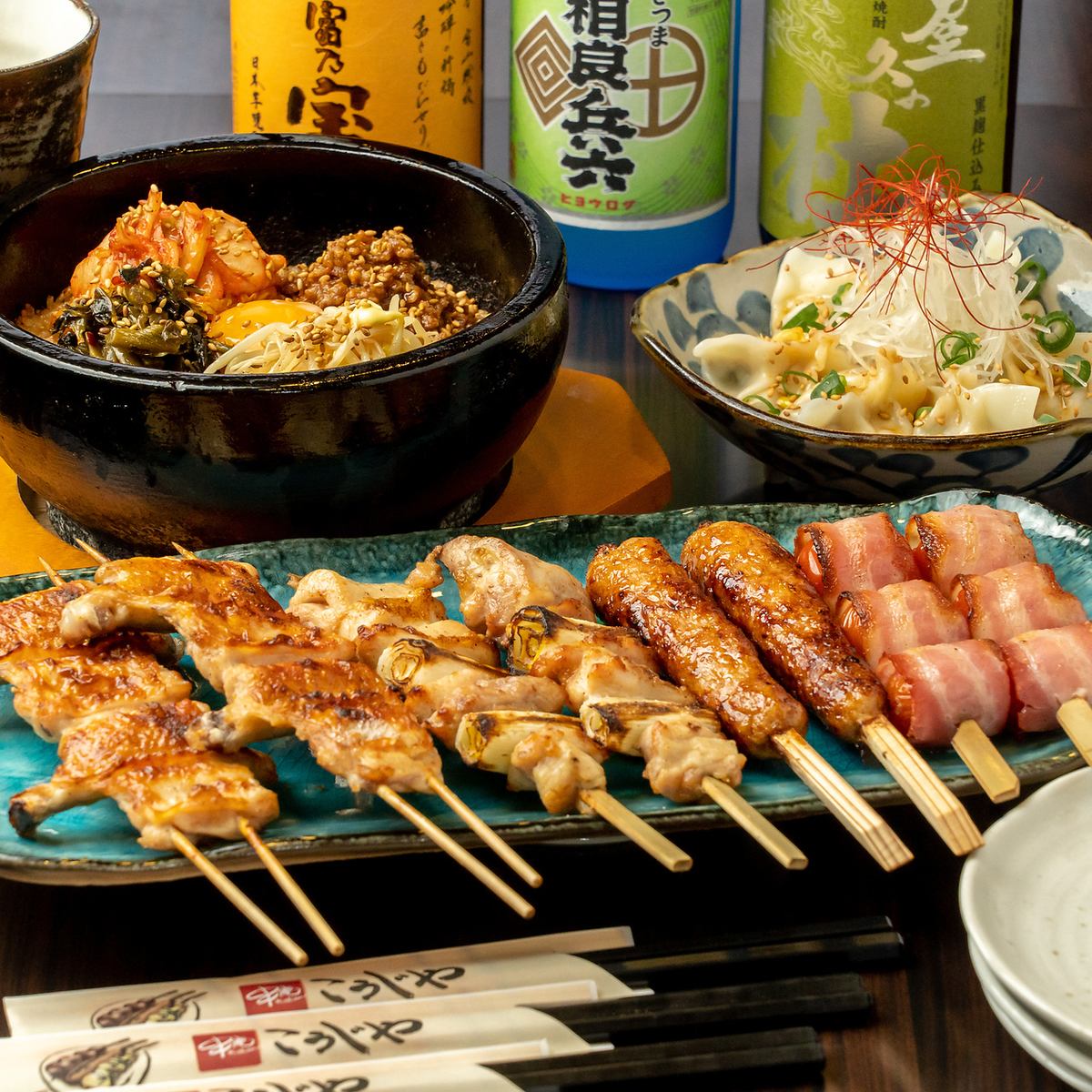 A charcoal-grilled yakitori-style izakaya! Reservations are welcome!