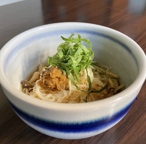 Plum somen noodles