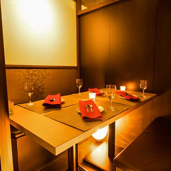 Atmosphere ◎ Completely private room.Perfect for dates, joint parties, and entertainment!