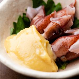 県産ホタルイカ酢味噌