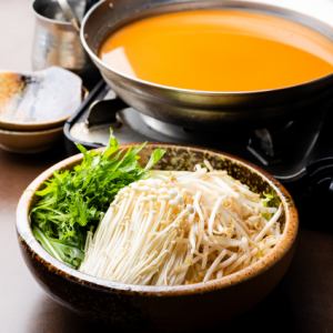 地鶏の自家製和風味噌チゲ 1人前